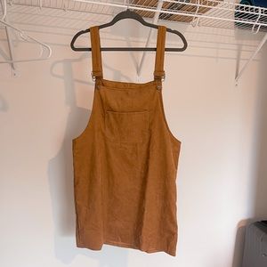 Terra-cotta corduroy jumper